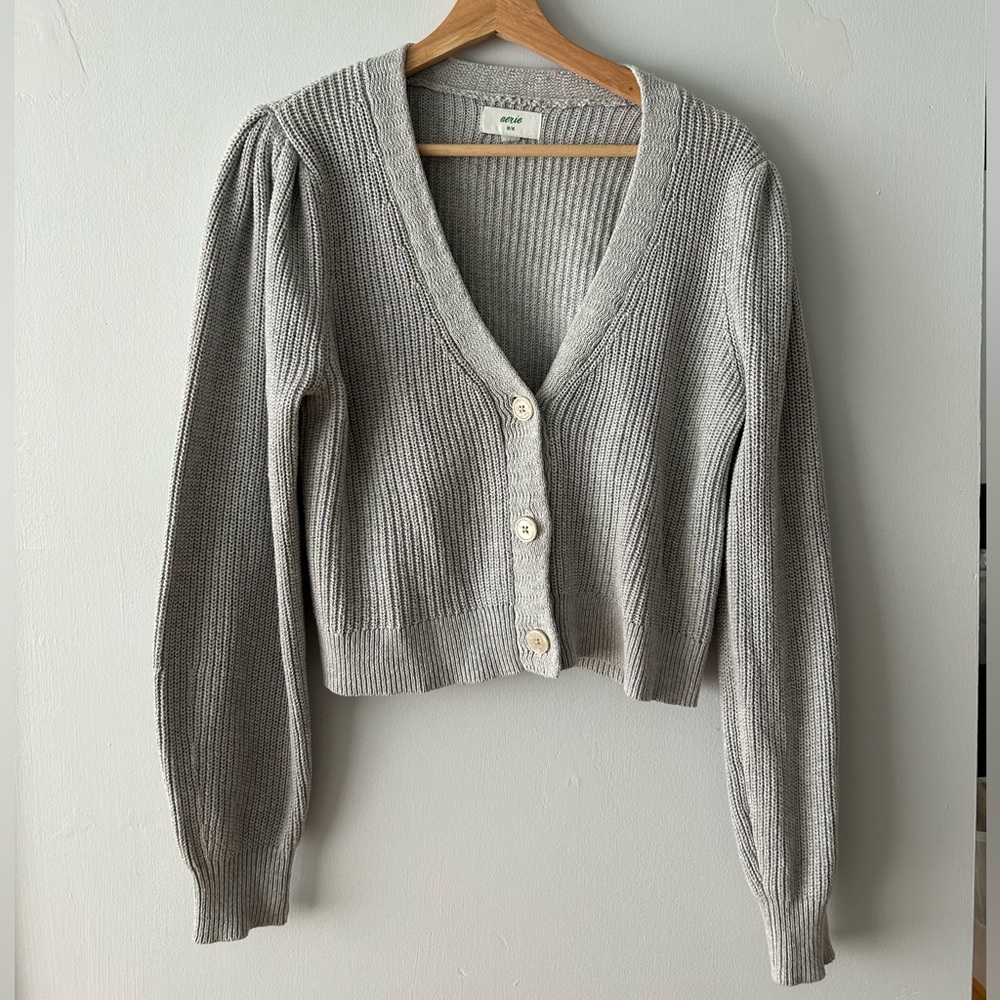 Gray sweater